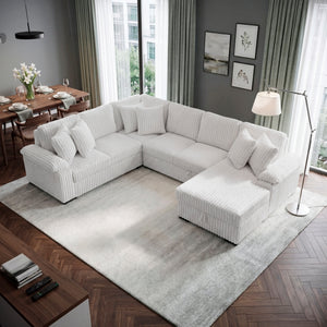 Ridge Collection 3-Piece Sectional with Pull-out Bed, Right Side Chaise and Hidden Storage