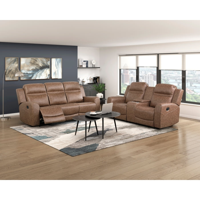 Hearth Collection Double Reclining Sofa