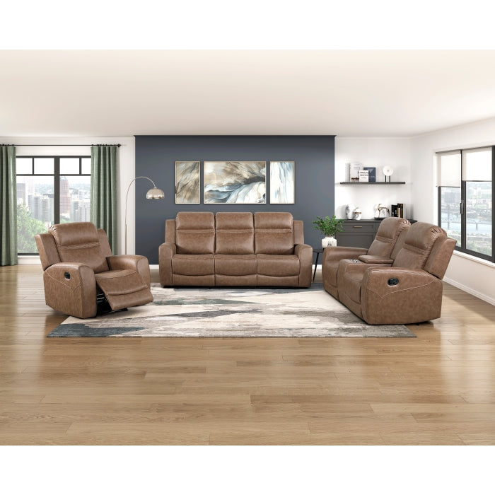 Hearth Collection Double Reclining Sofa
