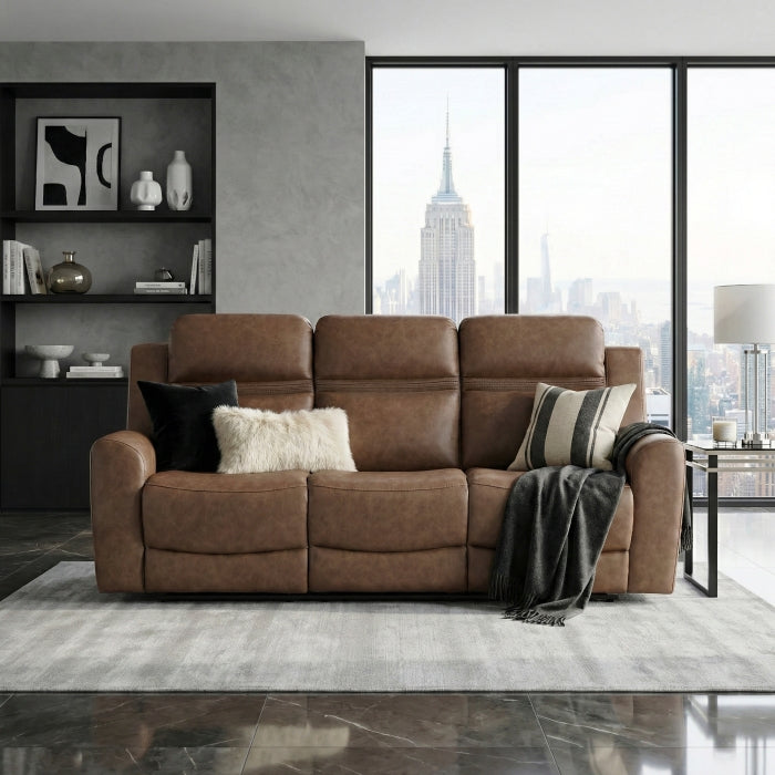 Hearth Collection Double Reclining Sofa
