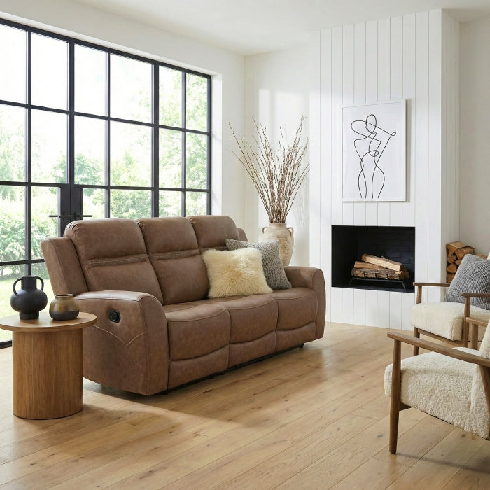 Hearth Collection Double Reclining Sofa