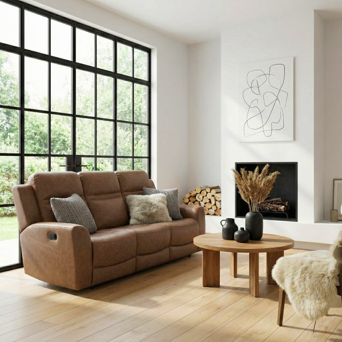 Hearth Collection Double Reclining Sofa