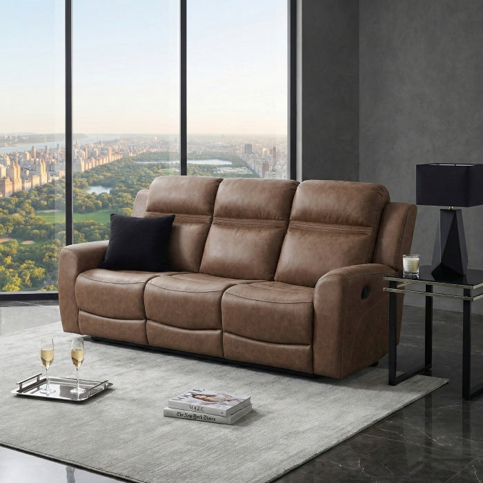 Hearth Collection Double Reclining Sofa