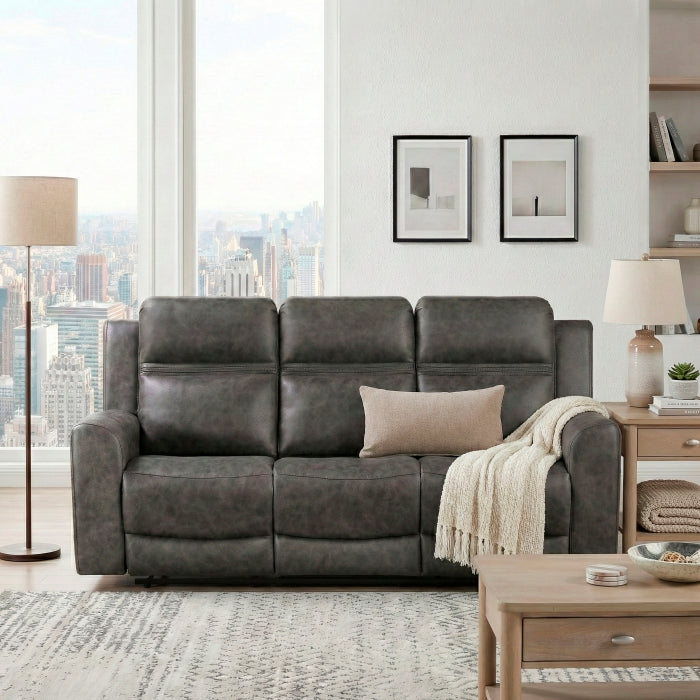 Hearth Collection Double Reclining Sofa