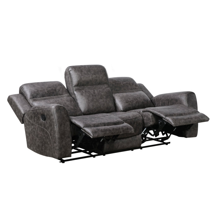 Hearth Collection Double Reclining Sofa