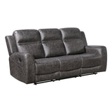 Hearth Collection Double Reclining Sofa