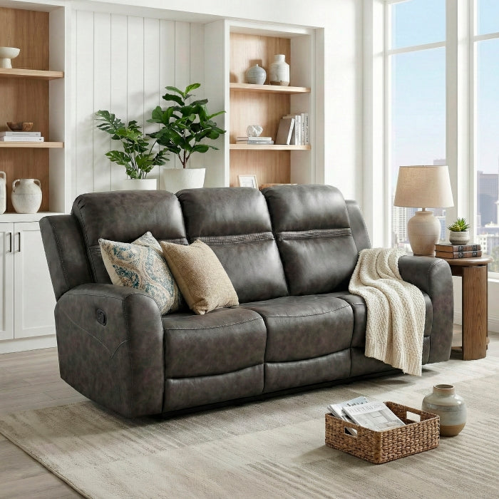 Hearth Collection Double Reclining Sofa