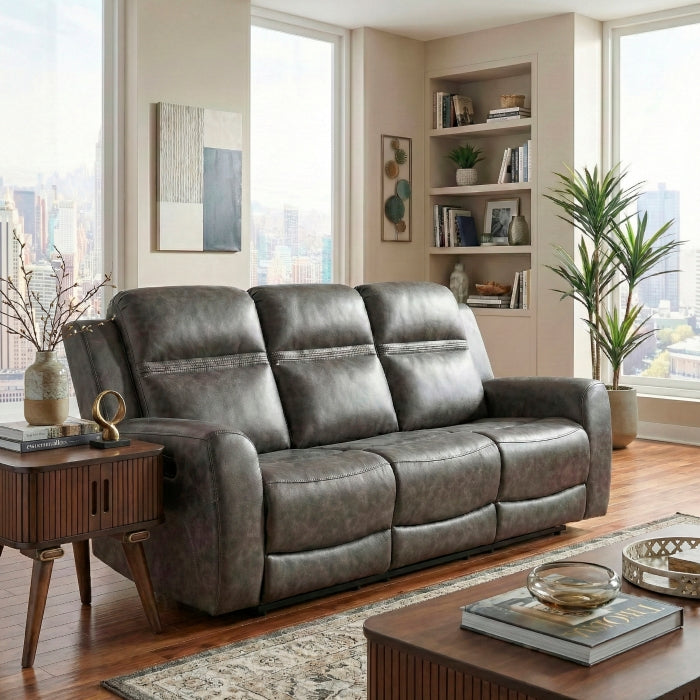 Hearth Collection Double Reclining Sofa