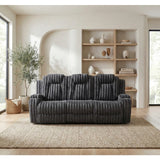 Phyllis Collection Double Reclining Sofa with Cup Holders