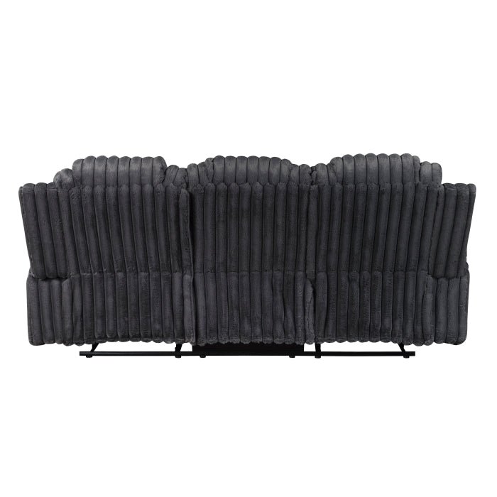 Phyllis Collection Double Reclining Sofa with Cup Holders
