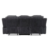 Phyllis Collection Double Reclining Sofa with Cup Holders