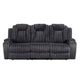 Phyllis Collection Double Reclining Sofa with Cup Holders