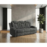 Phyllis Collection Double Reclining Sofa with Cup Holders