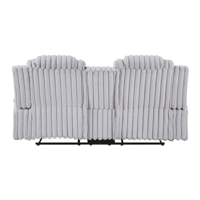 Phyllis Collection Double Reclining Love Seat with Center Console and Cup Holders