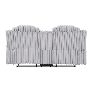 Phyllis Collection Double Reclining Love Seat with Center Console and Cup Holders