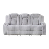 Phyllis Collection Double Reclining Sofa with Cup Holders