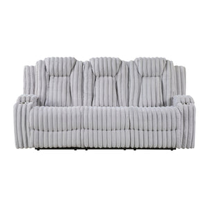 Phyllis Collection Double Reclining Sofa with Cup Holders