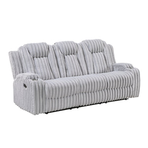 Phyllis Collection Double Reclining Sofa with Cup Holders
