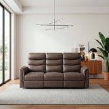Metric Collection Double Reclining Sofa with Drop-down Cup Holders