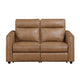 Equinox Collection Power Double Reclining Love Seat with Rounded Track Arms