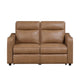 Equinox Collection Power Double Reclining Love Seat with Curved Track Arms