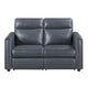 Equinox Collection Power Double Reclining Love Seat with Rounded Track Arms