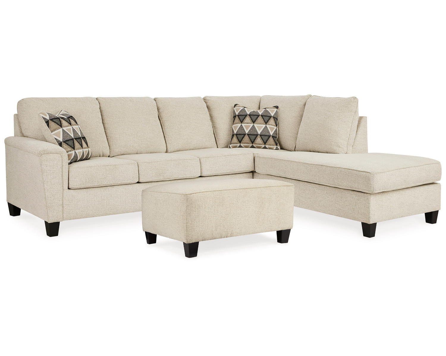Abinger 2-Piece Sectional with Chaise and Ottoman
