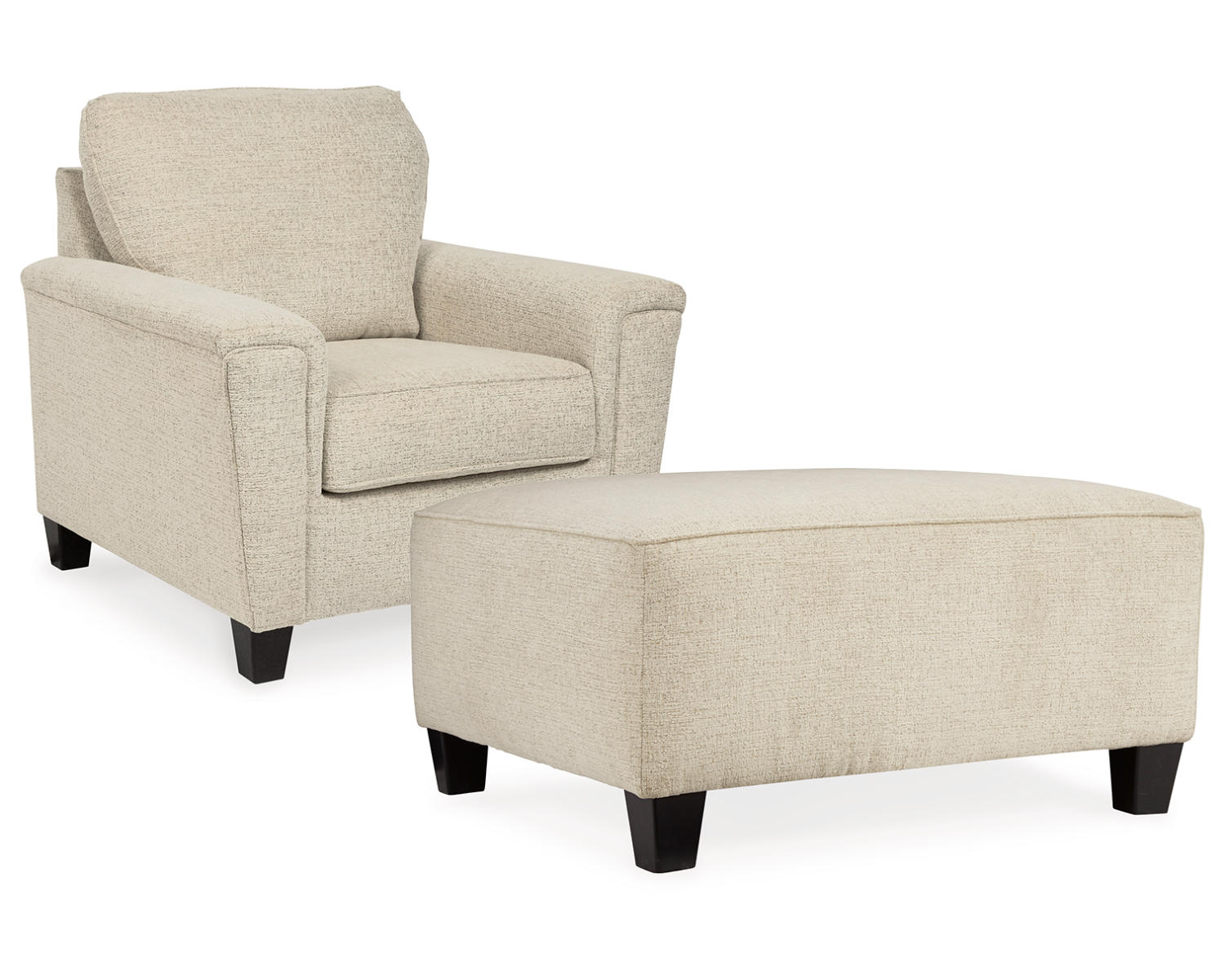 Abinger Chair and Oversized Ottoman
