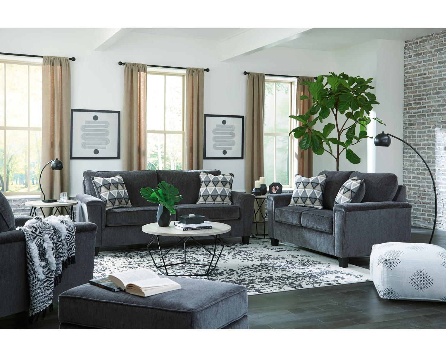 Abinger Sofa, Loveseat, Chair and Ottoman