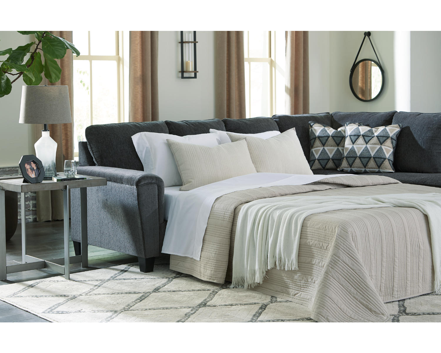 Abinger 2-Piece Sleeper Sectional with Chaise
