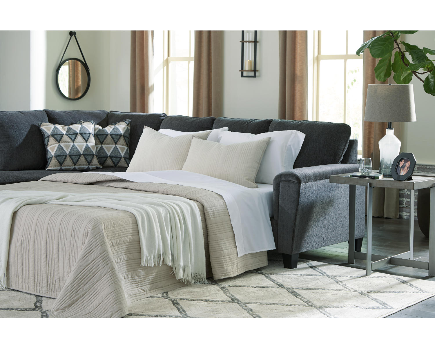 Abinger 2-Piece Sleeper Sectional with Chaise