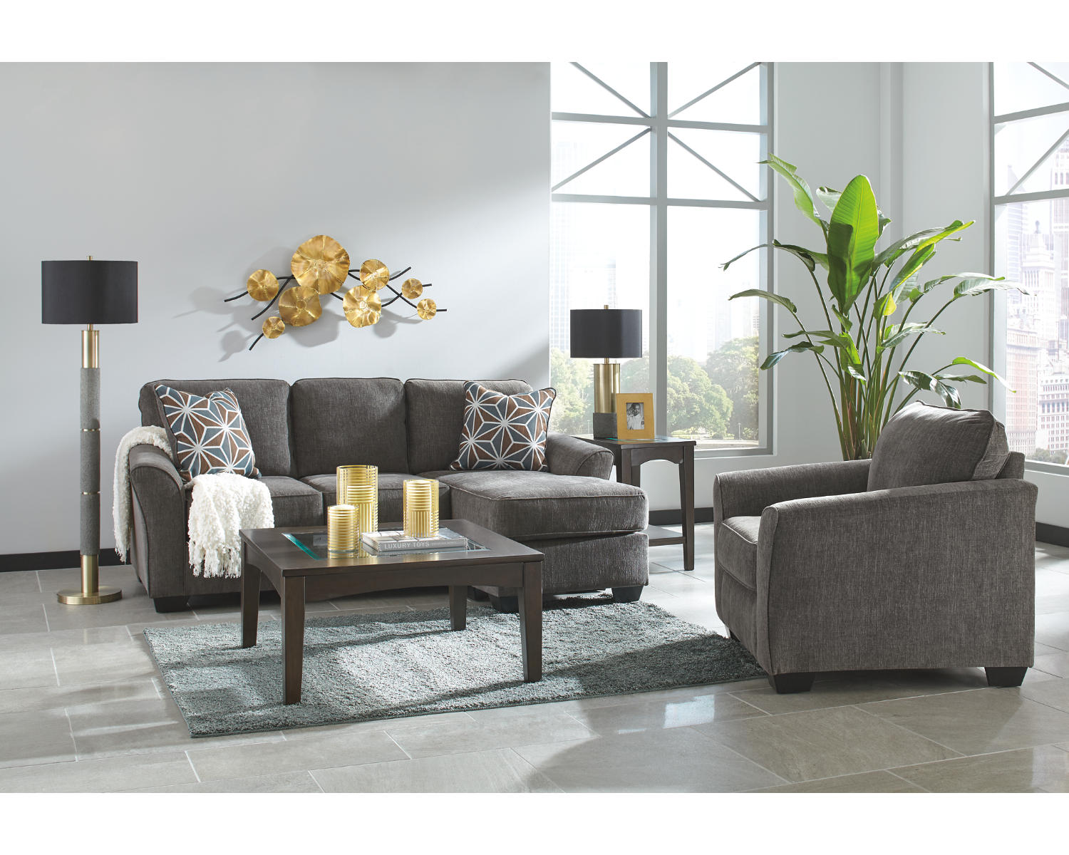 Brise Sofa Chaise and Chair