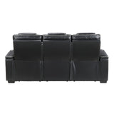 Apex Collection Power Double Reclining Sofa with Center Drop-Down Cup Holders, Power Headrests, Storage Arms with Cup holders, Reading Lights, Wireless Charger, Air Massage and Heat, LED Lighting and Charging Ports
