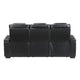 Apex Collection Power Double Reclining Sofa with Center Drop-Down Cup Holders, Power Headrests, Storage Arms with Cup holders, Reading Lights, Wireless Charger, Air Massage and Heat, LED Lighting and Charging Ports