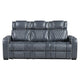 Apex Collection Power Double Reclining Sofa with Center Drop-Down Cup Holders, Power Headrests, Storage Arms with Cup holders, Reading Lights, Wireless Charger, Air Massage and Heat, LED Lighting and Charging Ports