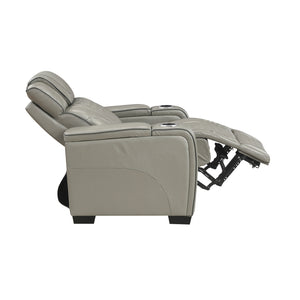 Apex Collection Power Reclining Chair with Power Headrest, Storage Arms with Cup Holders, Air Massage and Heat, LED Lighting and Charging Ports