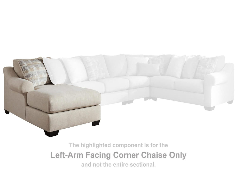 Chaise esquinero con brazo izquierdo Ingleside