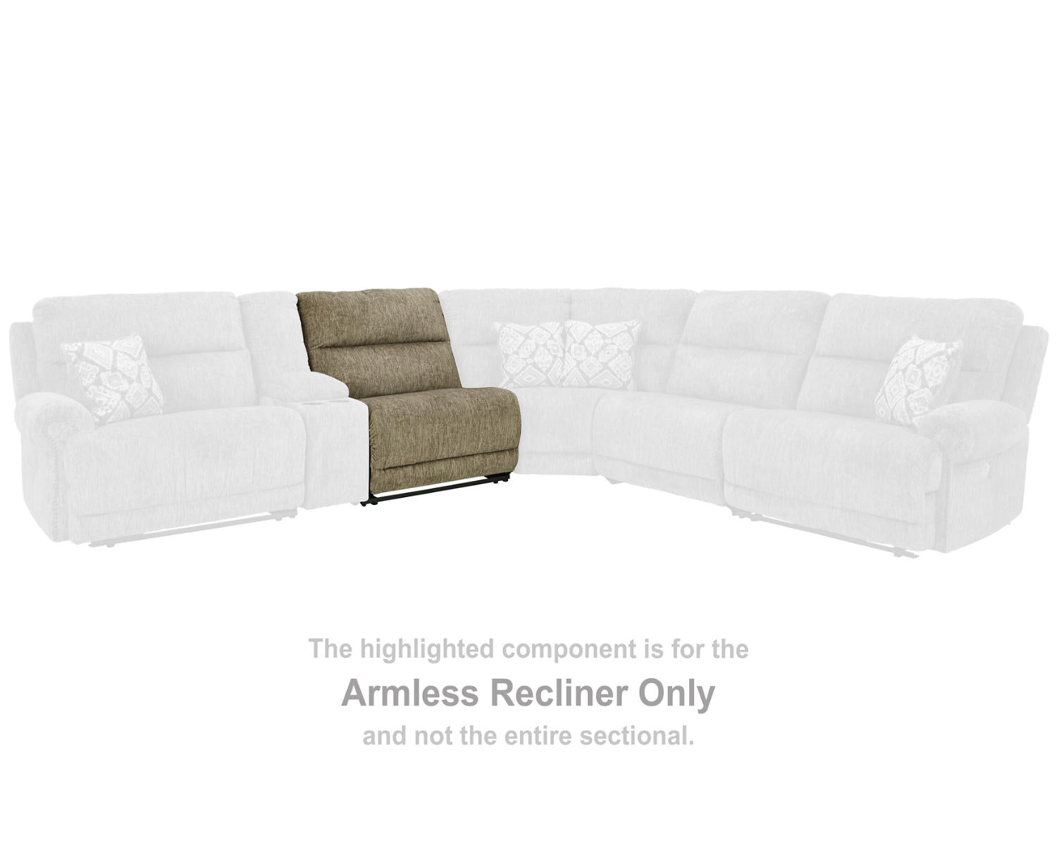 Lubec Armless Recliner