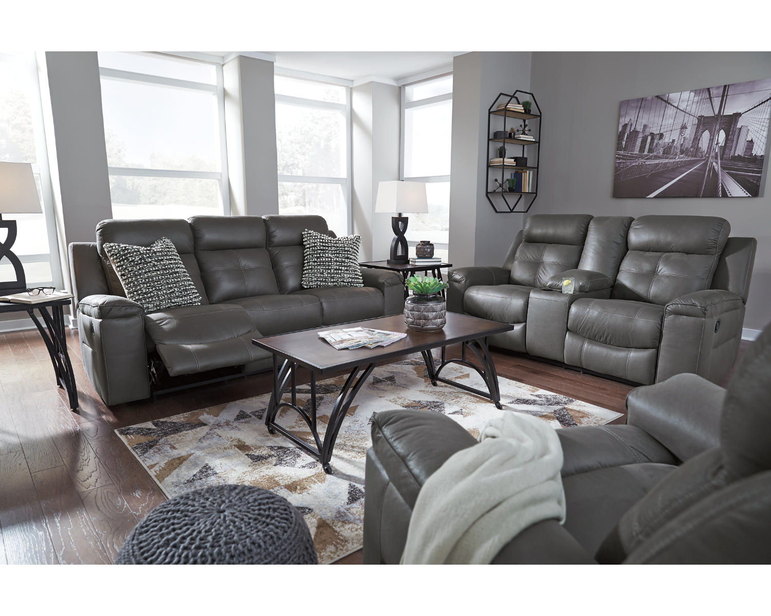 Jesolo Reclining Sofa, Loveseat and Recliner
