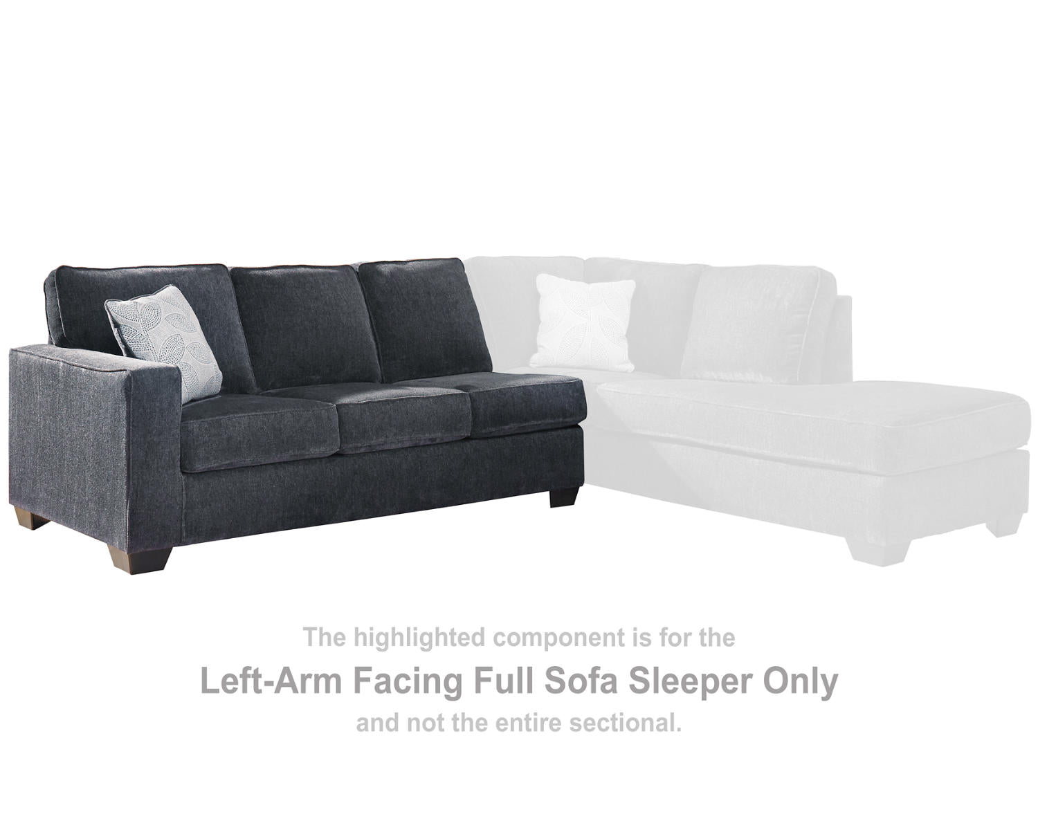 Altari Left-Arm Facing Full Sofa Sleeper