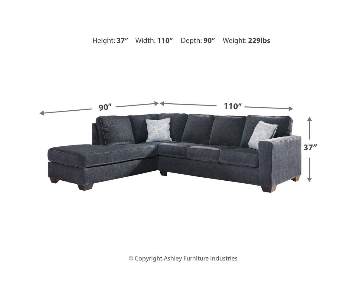 Altari 2-Piece Sectional and Ottoman