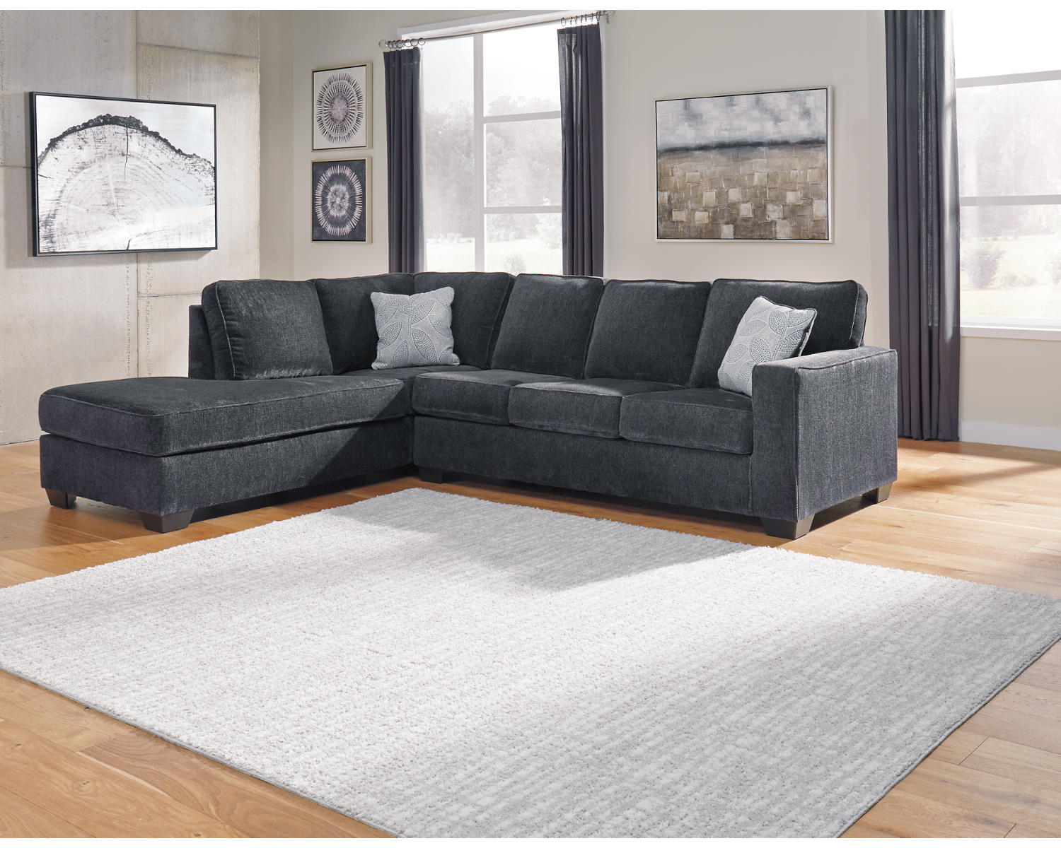 Altari 2-Piece Sleeper Sectional with Chaise