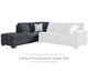 Chaise longue esquinera con brazo izquierdo Altari