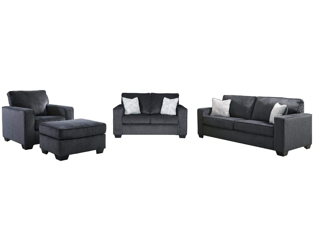 Sofá, loveseat, silla y otomana Altari