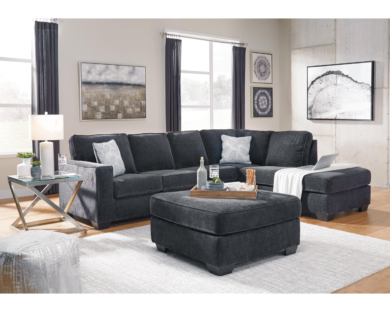 Altari 2-Piece Sleeper Sectional with Chaise