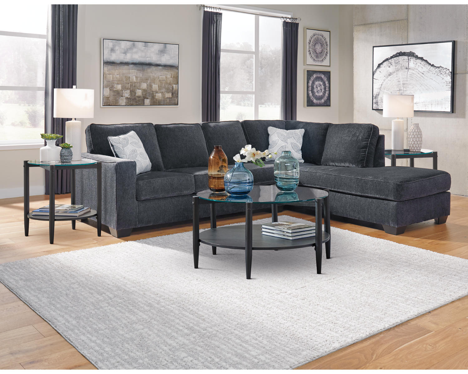 Altari 2-Piece Sleeper Sectional with Chaise