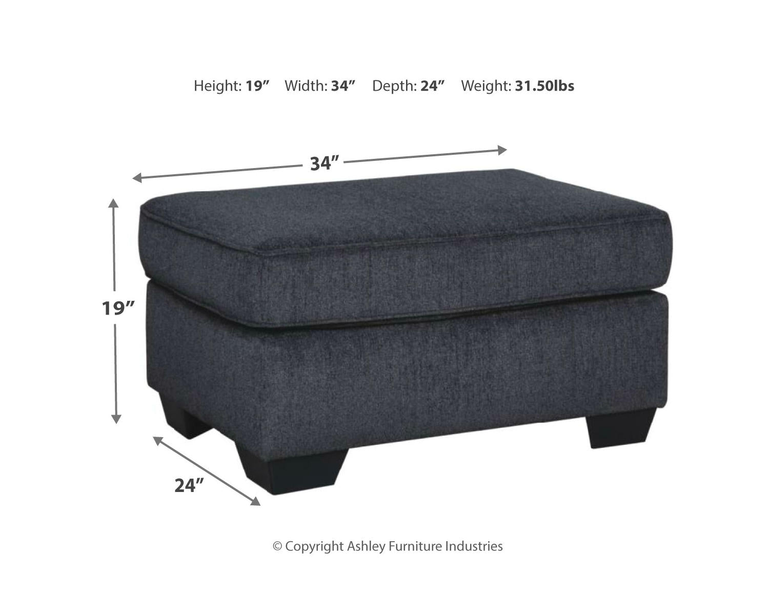 Altari Chair and Ottoman