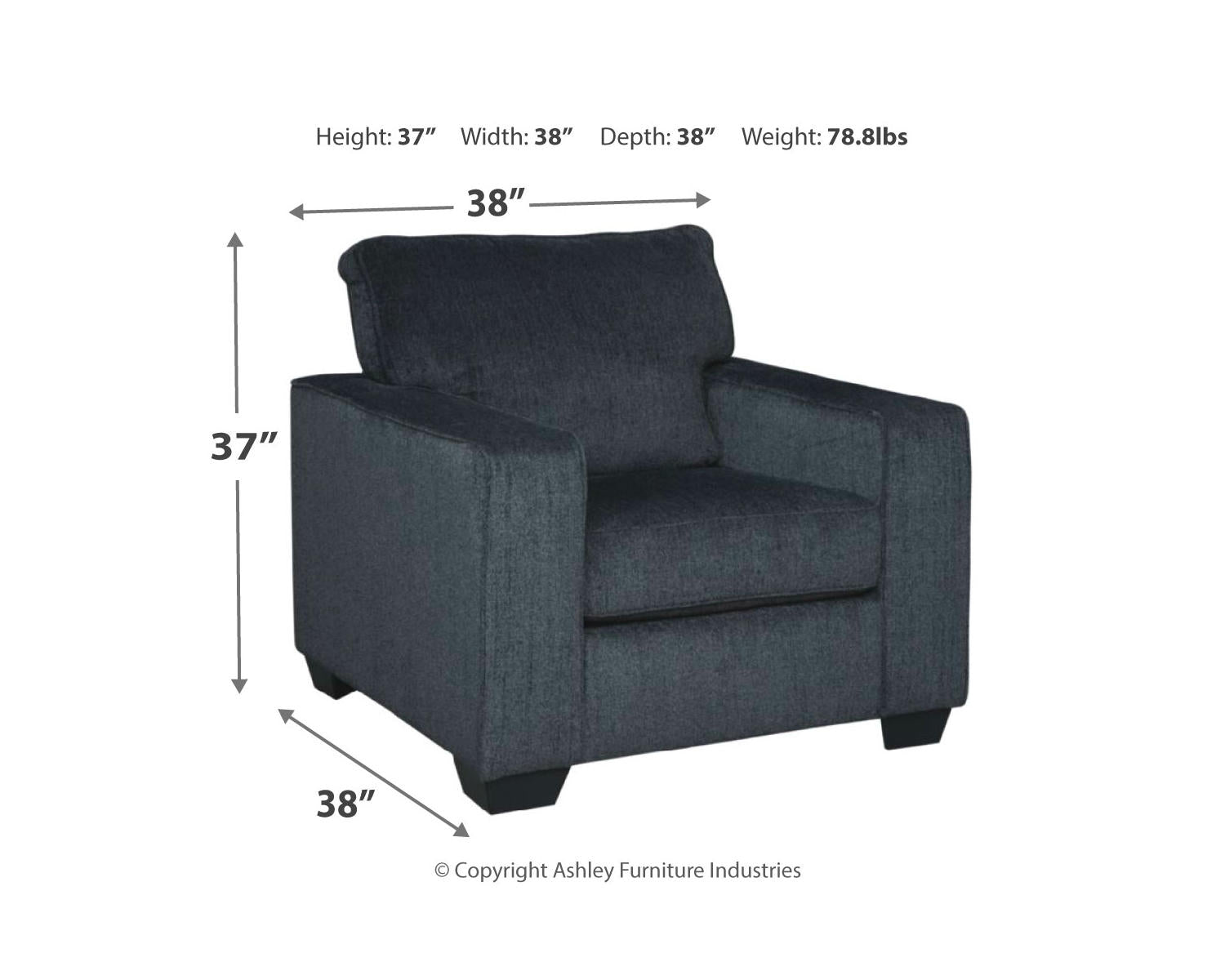 Altari Chair and Ottoman