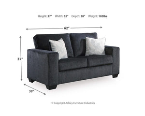 Sofá, loveseat, silla y otomana Altari