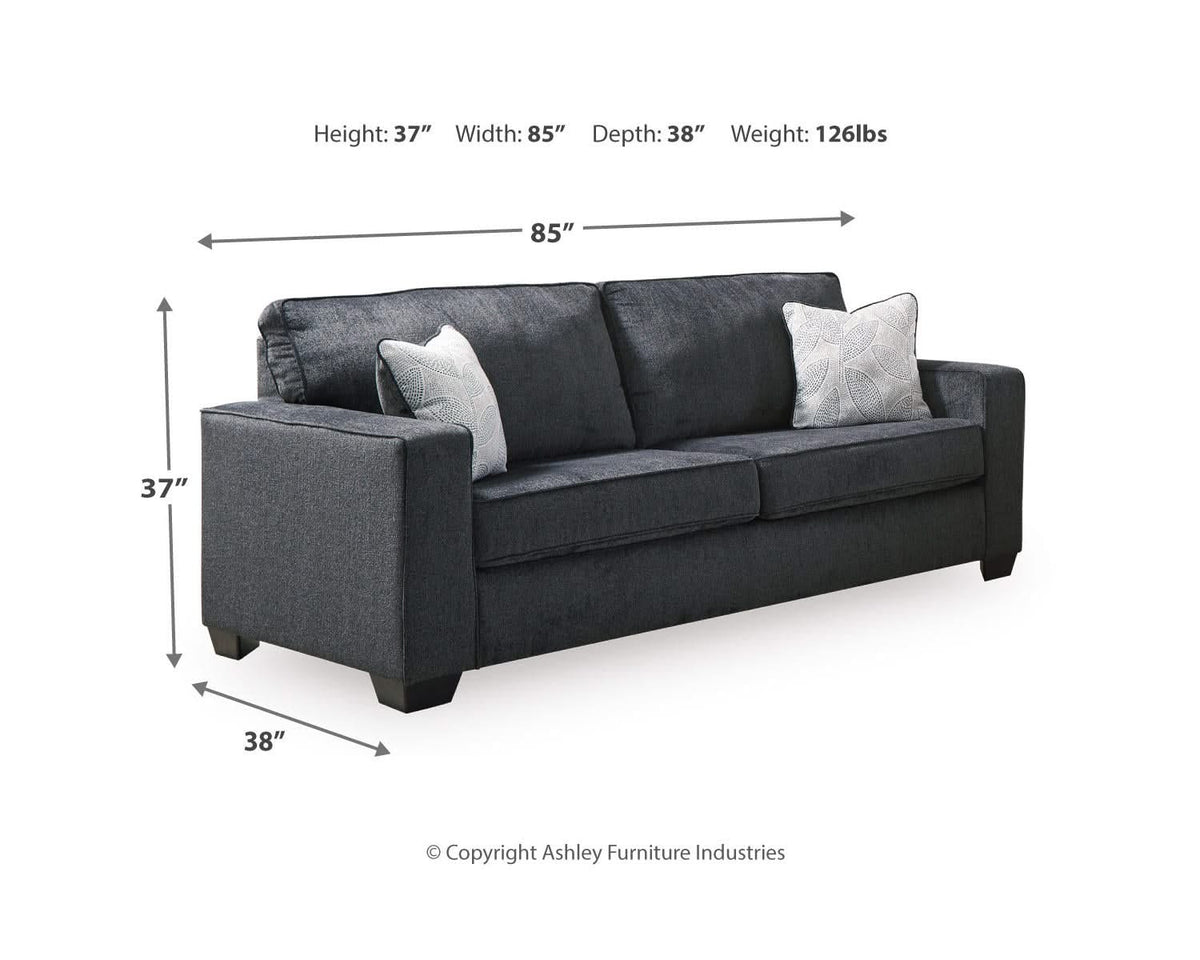 Sofá, loveseat, silla y otomana Altari